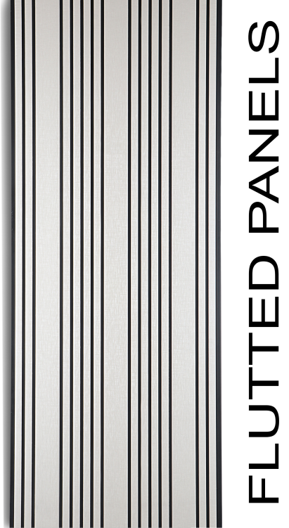 Fluted Panels 15mm x 12-Inch by The Royal Decor